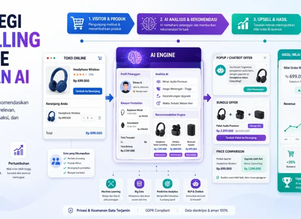 STRATEGI UPSELLING ONLINE DENGAN AI