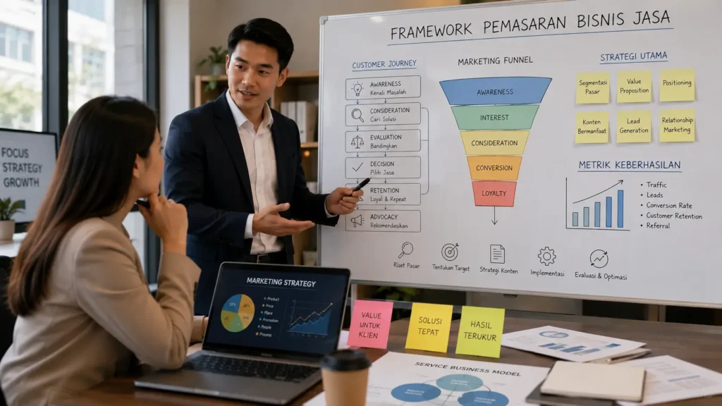 framework pemasaran bisnis jasa