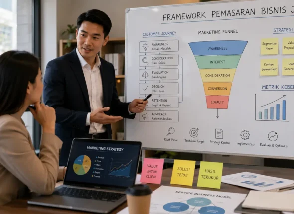 framework pemasaran bisnis jasa