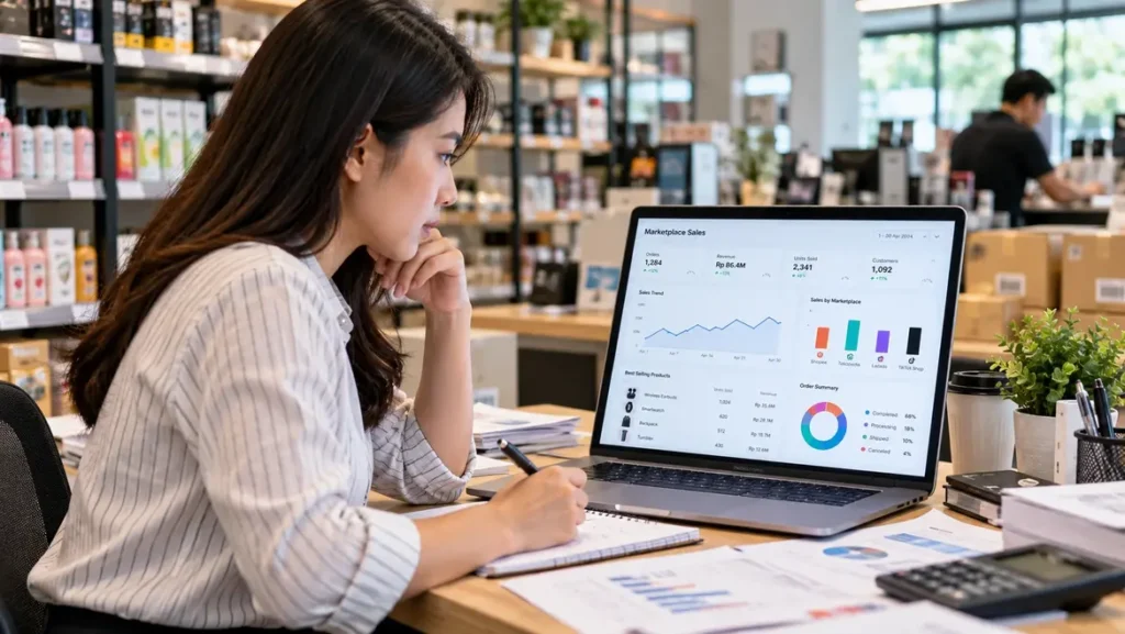 skill membaca data marketplace